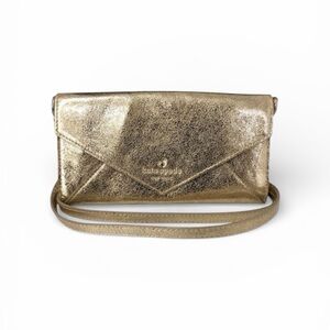 Kate Spade Kylie Harrison St Gold Wallet On Chain WOC Crossbody